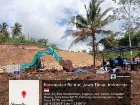 Proses pembangunan sekolah rakyat yang berada di Kecamatan Bantur, Kabupaten Malang (Dinsosforblok-a.com)