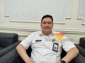 Sekretaris Kabupaten Malang, Budiar bicara progres tol Malang-Kepanjen di Ruang Sekda (blok-a.com / Yogga Ardiawan)