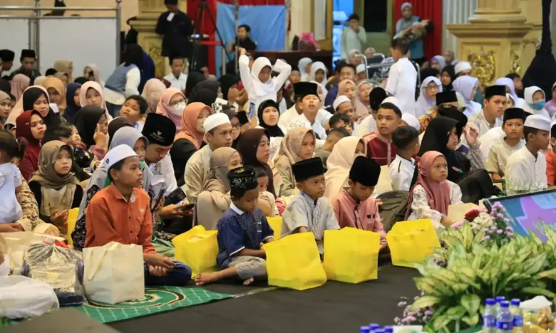 Anak-anak luar biasa yang menerima santunan (foto: ist)
