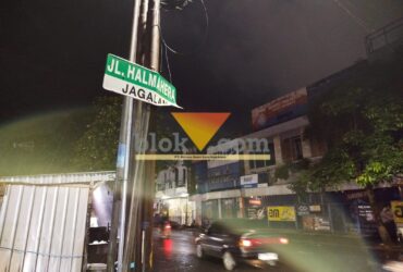 Jalan Halmahera atau yang akrab di telinga masyarakat Kota Malang dengan nama Jagalan (blok-a.com / Yogga Ardiawan)