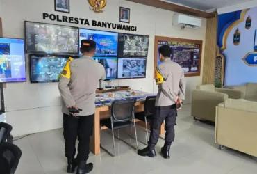 Kapolresta Banyuwangi pantau langsung Pos Pam ASDP Ketapang, pastikan arus mudik lancar, Selasa (17/3/2026)(Istimewa)