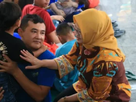 Lapas Banyuwangi saat memberikan layanan kunjungan Hari Raya Idul Fitri yang aman dan nyaman bagi keluarga warga binaan, Selasa (24/3/2026) (foto: dok Humas Lapas)