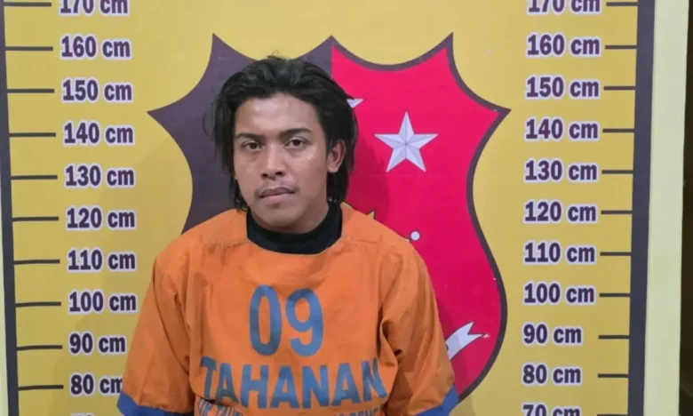 Terduga pelaku ARY, warga desa Kemangsen RT 02 RW 1, Kecamatan Balongbendo.