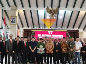 Pelantikan Pengurus KONI masa bakti 2026-2028 yang dihadiri oleh Bupati Malang, HM Sanusi (blok-a.com / Yogga Ardiawan)