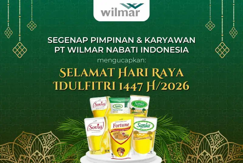 iklan ucapan selamat hari raya idul fitri dari WILMAR