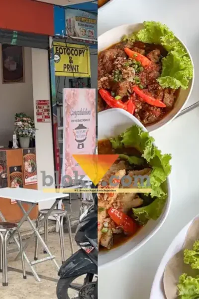 Gerai Pedesan Ndoweh yang berada di kawasan wisata Kayutangan Heritage Kota Malang (foto: Blok-a.com/Zulkaria Irawan)