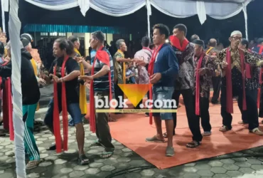 Tradisi sedekah bumi Desa Pancur Bojonegoro (foto: Blok-a.com/Silvia)
