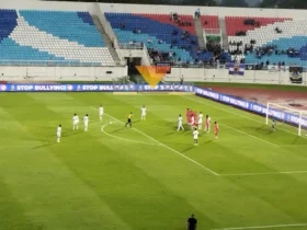 Ditahan Malut United, Arema FC gagal raih kemenangan saat bertanding di Stadion Kanjuruhan (foto: blok-a.com / Yogga Ardiawan)