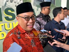 Rektor Unisma, Prof Junaidi saat menjelaskan kampus Unisma siap kukuhkan tiga guru besar dalam waktu dekat. (blok-a.com / M Berril Labiq)
