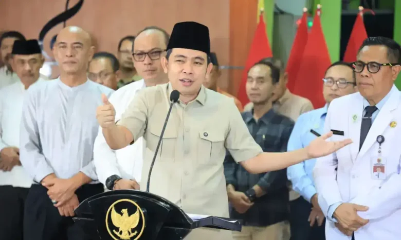 Bupati Jember, Gus Fawait saat menyampaikan paparannya (foto: ist)