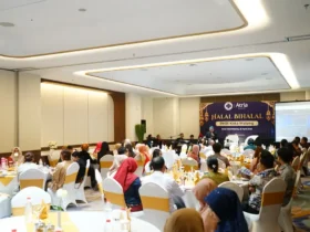 Acara halalbihalal Perhimpunan Hotel dan Restoran Indonesia (PHRI) Kota Malang di Atria Hotel Malang, Senin (20/4/2026) (foto: dok Atria Hotel for Blok-a.com)