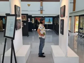 Suasana pameran fotografi yang berlangsung di Aula Dinas Pendidikan dan Kebudayaan Kabupaten Jombang (foto: Istimewa)