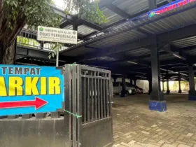 Ilustrasi lahan parkir yang berada di Jalan Majapahit Kota Malang (istimewa)