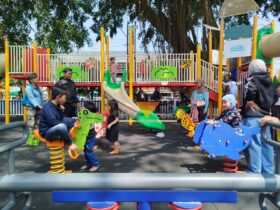 Area Playground di Alun-alun Kota Malang (blok-a.com / Yogga Ardiawan)