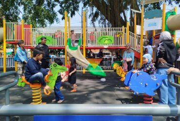 Area Playground di Alun-alun Kota Malang (blok-a.com / Yogga Ardiawan)