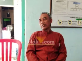 Ketua Pokmas PTSL Desa Temboro Magetan (foto: Blok-a.com/Magetan)