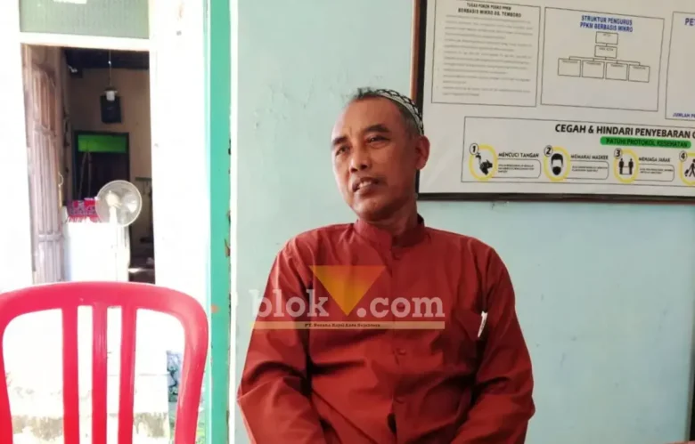 Ketua Pokmas PTSL Desa Temboro Magetan (foto: Blok-a.com/Magetan)