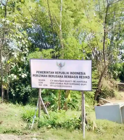Salah satu tambang milik Basoriyanto di Temboro, Karas, Magetan
