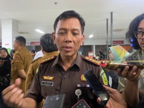 Kepala Kejari Kota Malang diwawancara soal MBG (blok-a/Bob Bimantara Leander)
