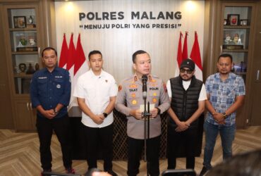 Rilis resmi Polres Malang penanganan kasus Pantai Wedi Awu (Polres Malang)