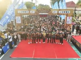 Foto bersama Forkopimda saat Bhayangkara Run Magetan 2026 (foto: istimewa)