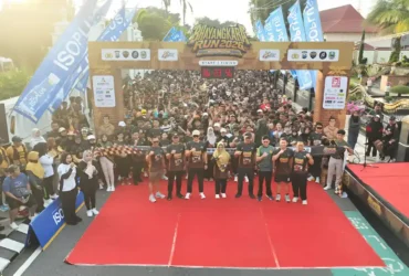 Foto bersama Forkopimda saat Bhayangkara Run Magetan 2026 (foto: istimewa)