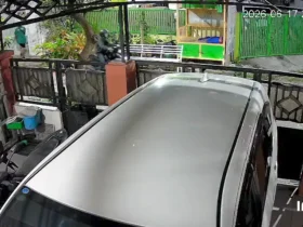 Rekaman CCTV Aksi dugaan Curanmor di Perumahan PPS, Suci, Manyar Gresik.(blok-a.com/ivan)