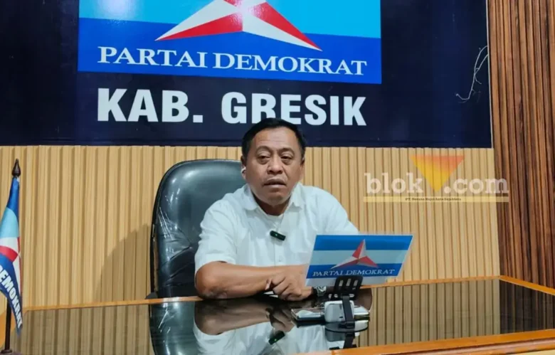 Ketua DPC Partai Demokrat Kabupaten Gresik, DR.H. Samwil (foto: Blok-a.com/ivan)