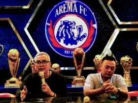 Manajemen Arema FC tempuh jalur hukum status logo singa bertindik (foto: dok Arema FC)