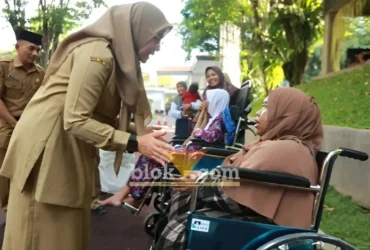 Memperingati 1 Muharram 1448 Hijriyah, Bupati Ipuk ajak ASN Banyuwangi bantu alat bantu gerak & santunan yatim (foto: istimewa)