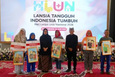 Momentum memperingati Hari Lanjut Usia Nasional (HLUN) 2026, Bupati Banyuwangi Ipuk Fiestiandani berkomitmen tingkatkan kualitas hidup lansia, Selasa (23/6/2026) (foto: istimewa)