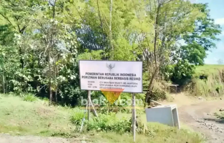Salah satu tambang milik Basoriyanto di Temboro, Magetan (foto: Blok-a.com/Ananda)