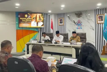 Bupati Mojokerto Gus Barra dalam acara pemaparan progress implementasi Manajemen Talenta ASN (Dokumen Kominfo)