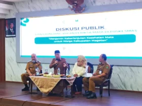 Wabup Magetan, Suyatni Priasmoro saat memberikan sambutan (foto: istimewa)