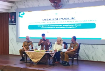 Wabup Magetan, Suyatni Priasmoro saat memberikan sambutan (foto: istimewa)