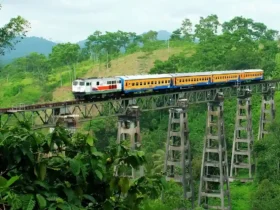 Jembatan Mrawan Jadi ikon KAI Daop 9 Jember. (Istimewa).