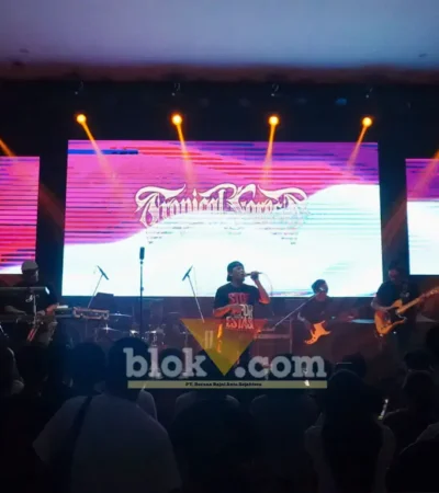 Penampilan band Tropical Forest (Malang) di acara Sound for Earth, Sabtu (31/5/2026) (foto: Blok-a.com/Ovan Z.)
