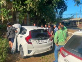Barang bukti hasil pencurian dengan kekerasan yang terjadi di Kecamatan Sumberpucung Kabupaten Malang (Polres Malang)