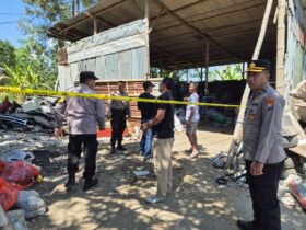 Penemuan mortir di gudang barang rongsokan di Desa Kedungpendaringan, Kecamatan Kepanjen Kabupaten Malang (Humas Polres)