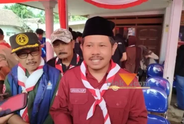 Anggota Komisi D DPRD Kota Malang, Ginanjar Yoni Wardoyo saat diwawancarai awak media (foto: Blok-a.com / Yogga Ardiawan)