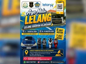 Informasi lelang kendaraan rampasan negara oleh Kejaksaan se-Jawa Timur (foto: Dokumen Kejari)