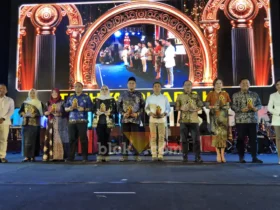 Malam penganugerahan penghargaan kepada sejumlah pejabat dan instansi di HUT Bhayangkara ke-80 (foto: Blok-a.com/Syahrul Wijaya)