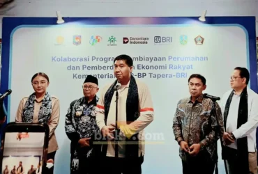 Menteri Perumahan dan Kawasan Permukiman (PKP) Maruarar Sirait melakukan kunjungan kerja ke Kota Blitar (foto: Blok-a.com/Fajar)