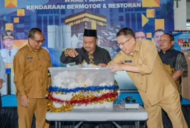Pemkab Gresik mengundi berbagai hadiah bagi wajib pajak yang patuh (foto: istimewa)