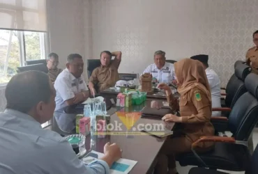 Rapat dengar pendapat komisi II DPRD kota Mojokerto bersama dinas PUPR dan Bapperida (foto: Blok-a.com/Syahrul Wijaya)