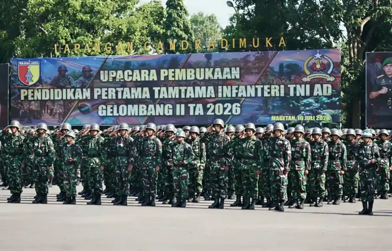 Upacara Pembukaan Diktama Gelombang II 2026 (foto: istimewa)