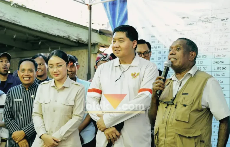 Wawali Kota Blitar, Elim Tyu Syamba bersama Menteri PKP Maruarar Sirait melakukan kunjungan kerja ke Kota Blitar (foto: Blok-a.com/Fajar)