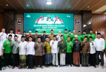 Dialog bersama Bupati Sidoarjo Subandi dan Pengurus Cabang Nahdlatul Ulama (PCNU) Kabupaten Sidoarjo, di Kantor PCNU Sidoarjo, Rabu (29/7/2026) (foto: istimewa)