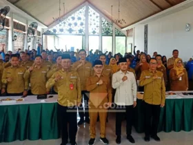 Bupati Mojokerto Muhammad Al Barraa hadiri acara sinergitas program pemerintah kabupaten Mojokerto bersama TPP P3MD 2026 (foto: Blok-a.com/Syahrul Wijaya)