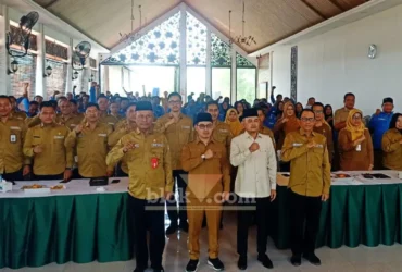 Bupati Mojokerto Muhammad Al Barraa hadiri acara sinergitas program pemerintah kabupaten Mojokerto bersama TPP P3MD 2026 (foto: Blok-a.com/Syahrul Wijaya)